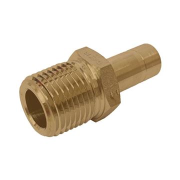 Picture of 12.7MM OD X 8BSPT ADAPTER MALE GYROLOK BRASS