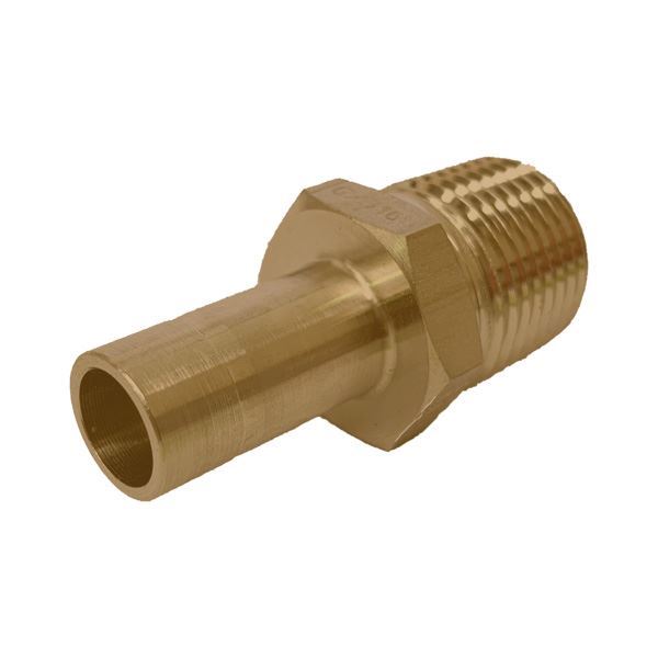 Picture of 6.3MM OD X 8NPT ADAPTER MALE GYROLOK BRASS 