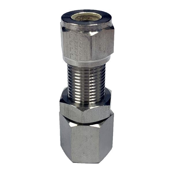 Picture of 12.7MM OD X 10NPT BULKHEAD CONNECTOR FEMALE GYROLOK 316 
