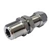 Picture of 9.5MM OD X 15NPT BULKHEAD CONNECTOR MALE GYROLOK 316 