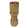 Picture of 9.5MM OD X 15NPT BULKHEAD CONNECTOR MALE GYROLOK BRASS