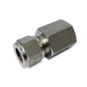 Picture of 3.2MM OD X 8NPT CONNECTOR FEMALE GYROLOK 316 