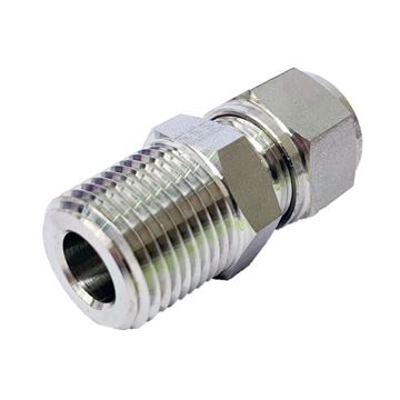 Picture of 3.2MM OD X 8BSPT CONNECTOR MALE GYROLOK 316 