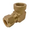 Picture of 6.3MM OD X 15NPT 90D ELBOW FEMALE GYROLOK BRASS 