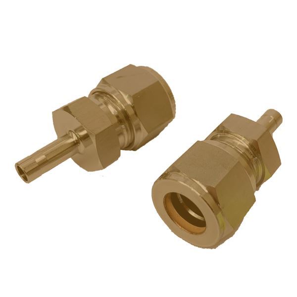 Picture of 3.2MM OD X 9.5MM OD TUBE REDUCER GYROLOK BRASS 