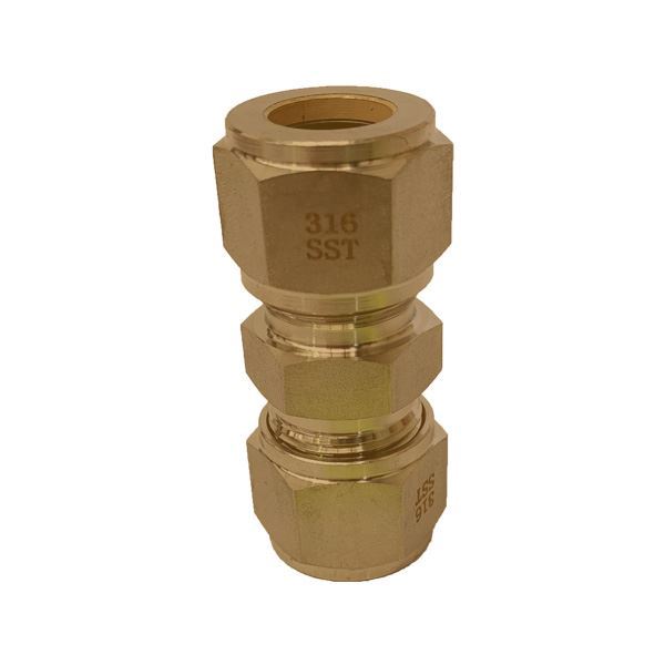 Picture of 12.7MM OD UNION GYROLOK BRASS  