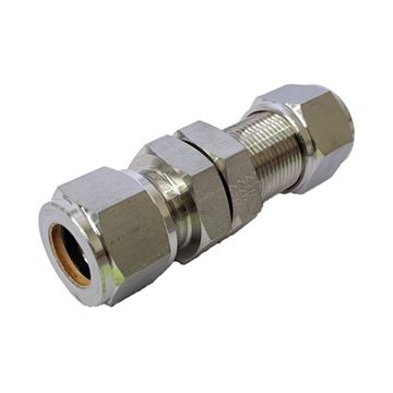 Picture of 9.5MM OD BULKHEAD UNION GYROLOK HASTELLOY-C