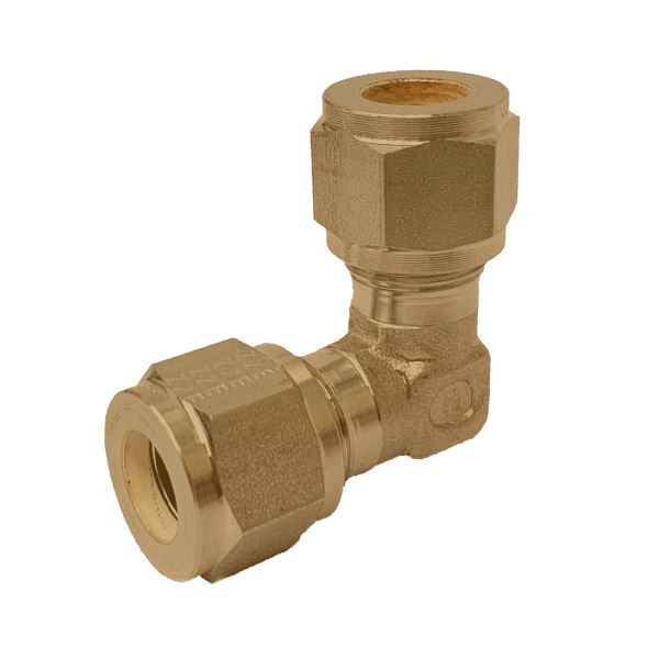 Picture of 12.7MM OD 90D ELBOW UNION GYROLOK BRASS 