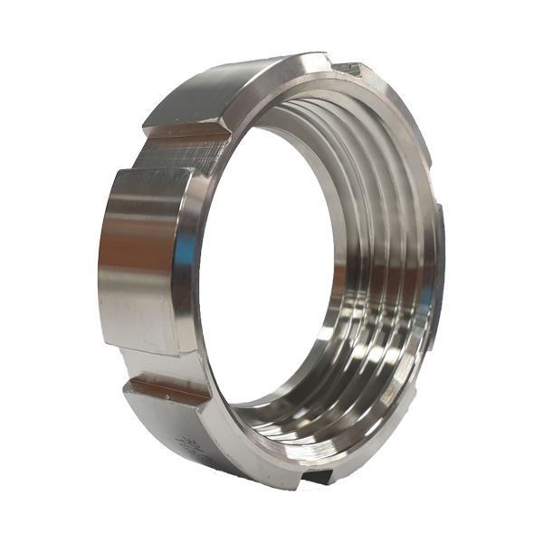 Picture of 101.6 BSM ROUND SLOTTED NUT CF8