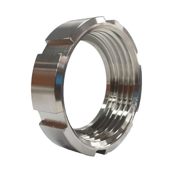 Picture of 101.6BSM ROUND SLOTTED NUT CF8  