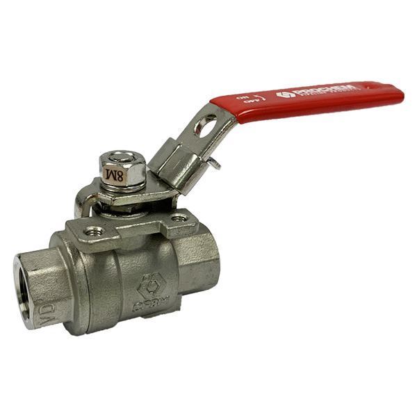 Picture of 20NPT 2-PIECE FULL BORE BALL VALVE 2000WOG CF8M 