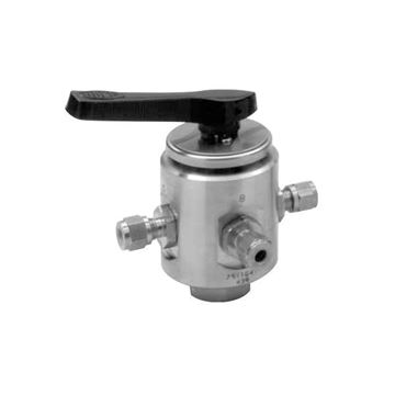 Picture of 6.3 OD TUBE 2000PSI BALL VALVE 4-WAY 316 MULTIMITE TRUNNION STYLE