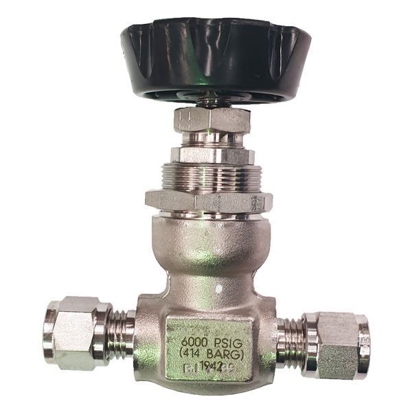 Picture of 10NPT MALE 6000PSI NEEDLE VALVE FORGED BODY 316 NON ROTATING STEM HOKE