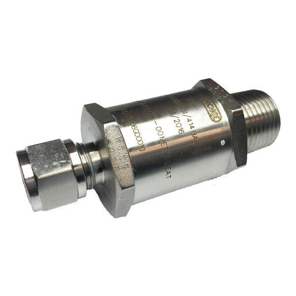 Picture of 15NPT MALE X 9.5OD TUBE HOKE EXCESS FLOW VALVE 316 ULTRA-LOW TRIP AUTOMATIC RESET