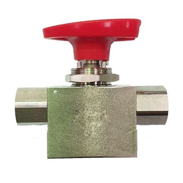 Picture of 8NPT FEMALE 500PSI BALL VALVE 3-WAY 316 SELECTOMITE