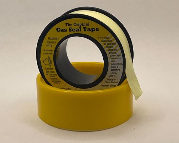 Picture of 12MM PTFE THREAD TAPE YELLOW GAS SERVICE T4HY001