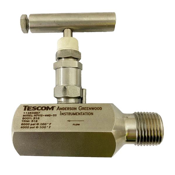 Picture of H71VIS-44Q-SS-SG-T2 15NPT M/F 10,000PSI HAND VALVE 4.8 ORIF TEFLON METAL SG ALL 316 T2