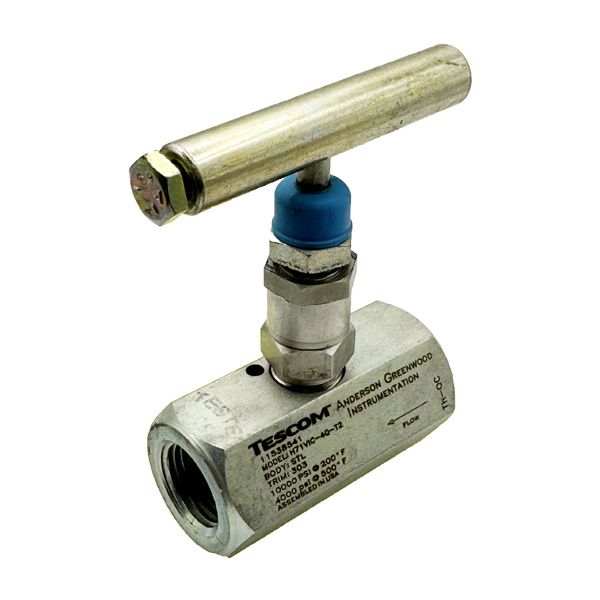 Picture of H71VIC-4Q-T2 15NPT F/F 10,000PSI HAND VALVE 4.8 ORIF TEFLON METAL C/STL T2