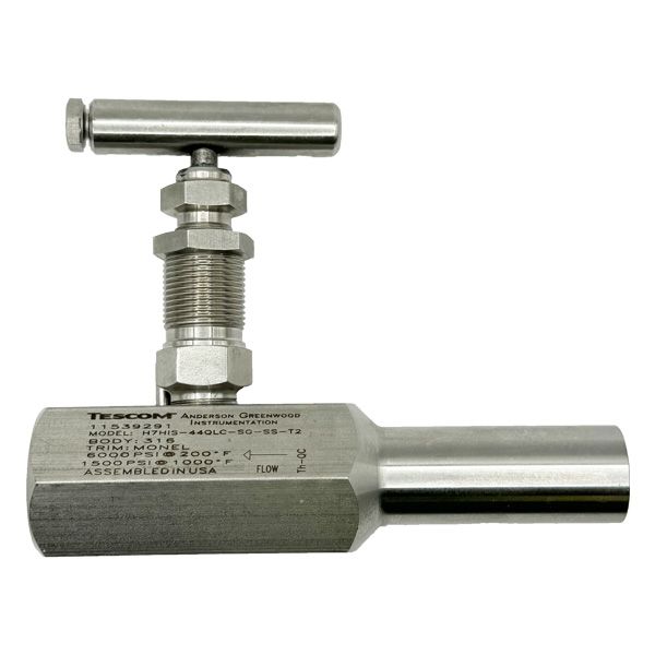 Picture of H7VIS-44Q-LC-SS-SG-T2 15NB S/W NPT MF 6000 4.8MM ORF EXT BODY TEFLON NACE ALL 316 T2 AGCO