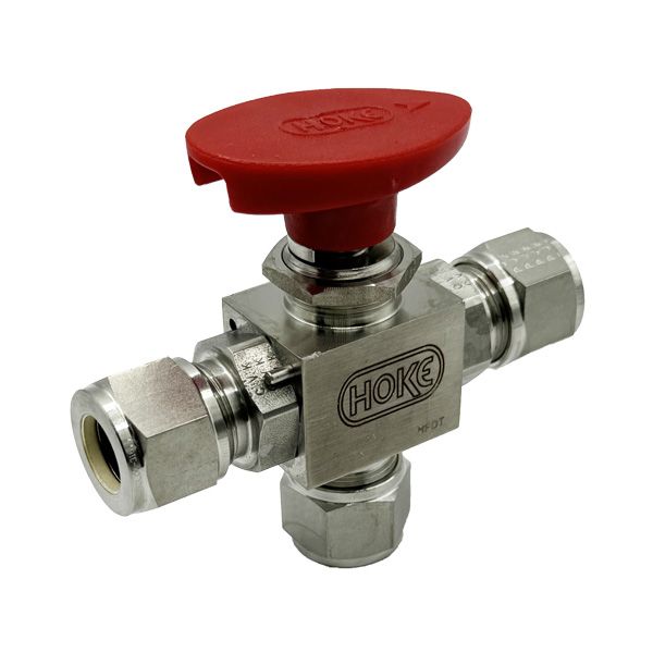 Picture of 9.5OD TUBE 3000PSI BALL VALVE 3-WAY 316 FLOMITE HOKE 