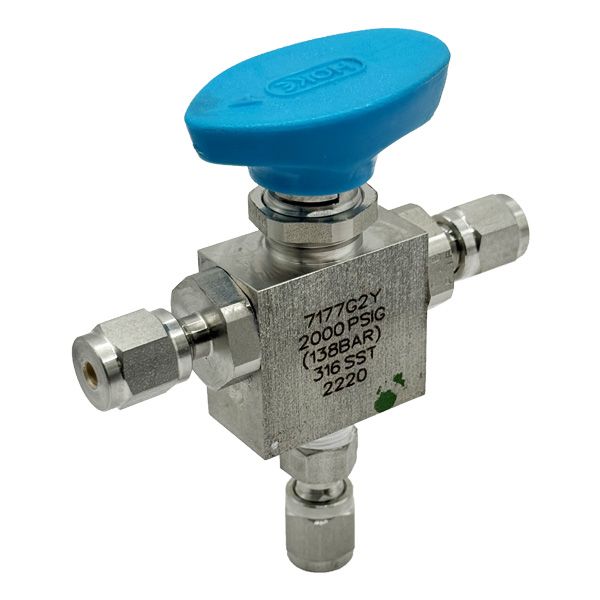 Picture of 3.2OD TUBE 2000PSI BALL VALVE 3-WAY 316 SELECTOMITE 