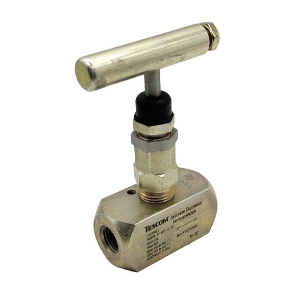 Picture of H1VEC-2-T2 8NPT F/F 6,000PSI HAND VALVE 4.8 ORIF TEFLON PEEK C/STL T2