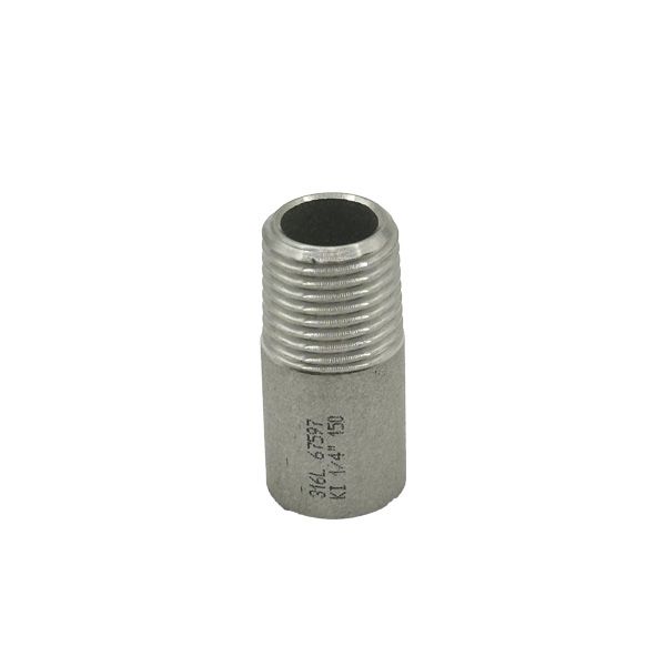 Picture of R8 BSP THREADED ONE END NIPPLE 30mm LONG 316 