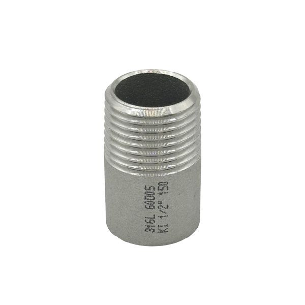 Picture of R15 BSP THREADED ONE END NIPPLE 35mm LONG 316 