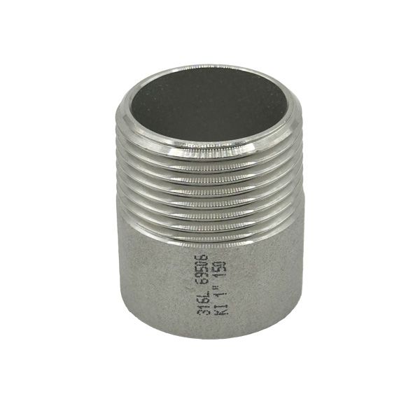 Picture of R25 BSP THREADED ONE END NIPPLE 40mm LONG 316 
