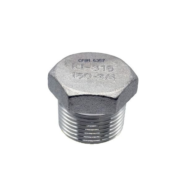 Picture of R20 BSP CL150 HEXAGON SOLID HEAD PLUG 316 