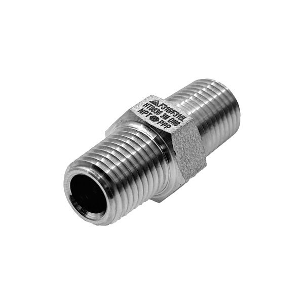 Picture of 8NPT CL3000 HEXAGON NIPPLE 316 