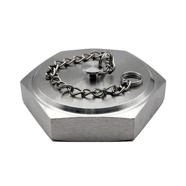 Picture of 63.5 BSM BLANK HEXAGON NUT CF8 C/W CHAIN 