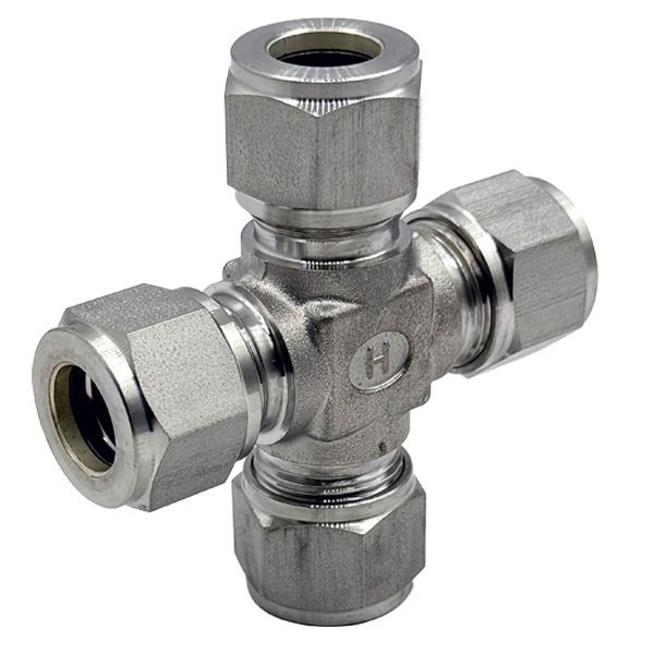 Picture of 19.1MM OD TUBE CROSS GYROLOK 316 