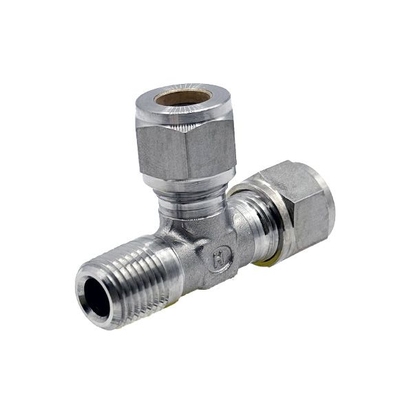 Picture of 6.3MM OD X 8NPT TEE TMT GYROLOK 316 