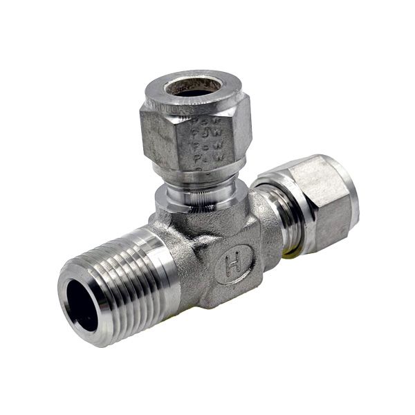 Picture of 9.5MM OD X 10NPT TEE TMT GYROLOK 316 