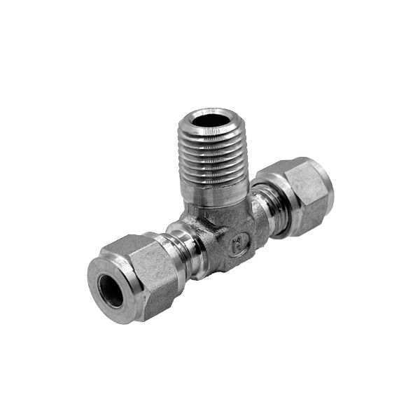 Picture of 6.3MM OD X 8NPT TEE TTM GYROLOK 316 