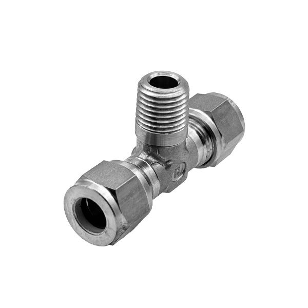 Picture of 9.5MM OD X 8NPT TEE TTM GYROLOK 316 