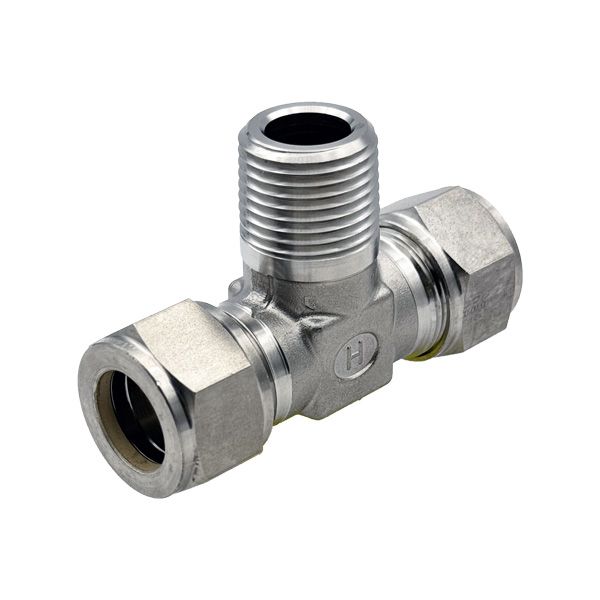 Picture of 15.8MM OD X 15NPT TEE TTM GYROLOK 316 