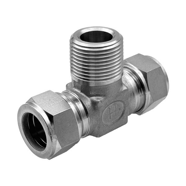 Picture of 19.1MM OD X 20NPT TEE TTM GYROLOK 316 