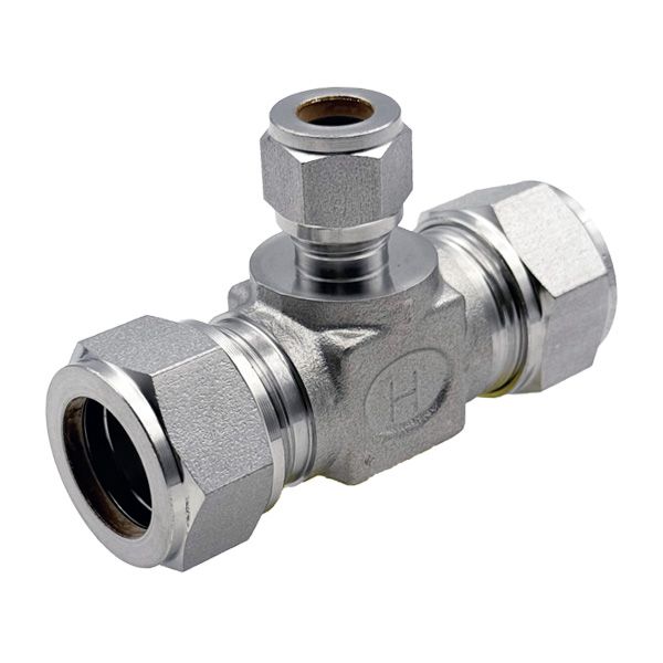 Picture of 19.1MM OD X 9.5MM OD REDUCING BRANCH TEE ALL GYROLOK S31254 