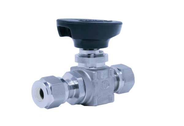 Picture of 9.5OD TUBE 3000PSI BALL VALVE 1.4Cv PTFE PACK ABV HOKE FE 316
